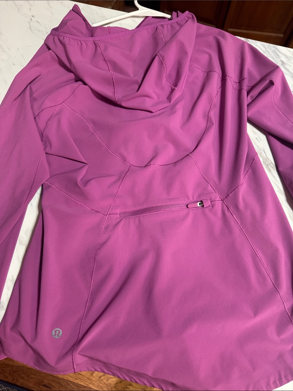 Lululemon Magenta Mist Over Windbreaker Running Jacket - Picture 6 of 11